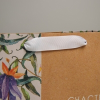 Пакет подарочный крафтовый, упаковка, &laquo;Счастье&raquo;, 22 х 17,5 х 8 см