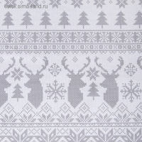 Скатерть "Сканди стиль" 220х146 см, 100% хлопок, 164 г/м2