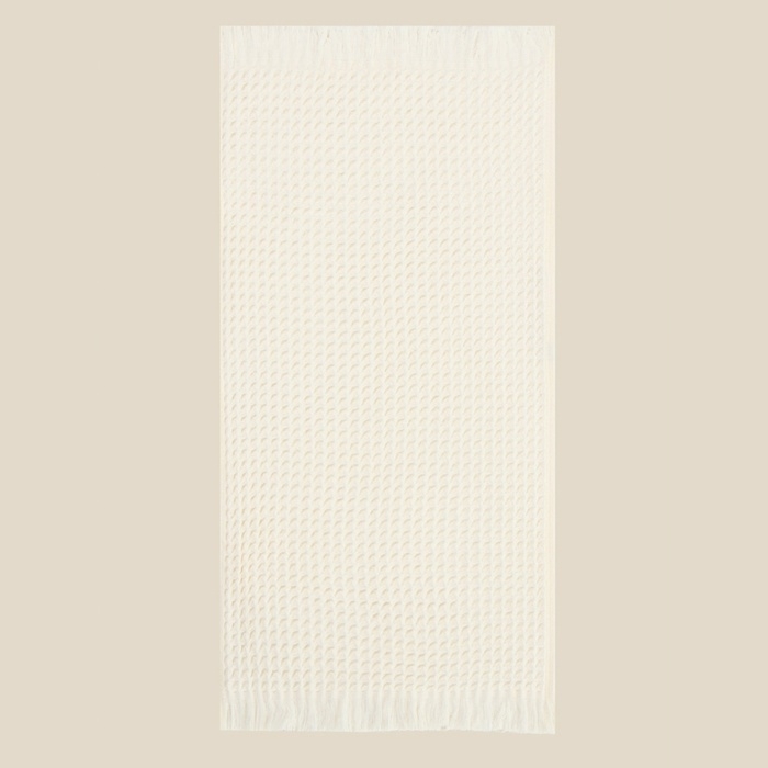 Полотенце вафельное SL HOME: Boho "Айвори" 30х60 см, 100% хлопок, 300 г/м2