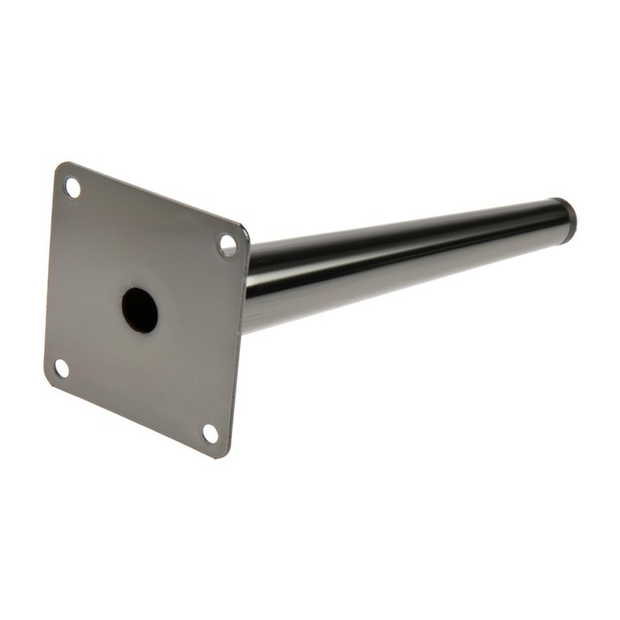 Опора мебельная CAPPIO OP07,h=200мм,толщ площ 1,8, цвет глянцевый черный Опора мебельная CAPPIO OP07,h=200мм,толщ площ 1,8, цвет глянцевый черный