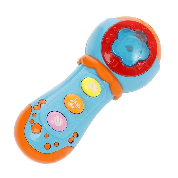 Музыкальная игрушка &laquo;Микрофон&raquo;, свет, звук, МИКС
