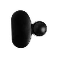 Зеркалодержатель (арт.2025), без сверления, цвет черный Зеркалодержатель (арт.2025), без сверления, цвет черный