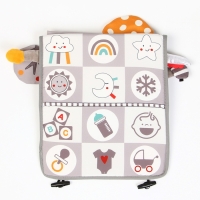 Развивающий складной коврик с книжкой - шуршалкой 3 в 1 «Зверята», Крошка Я Развивающий складной коврик с книжкой - шуршалкой 3 в 1 «Зверята», Крошка Я