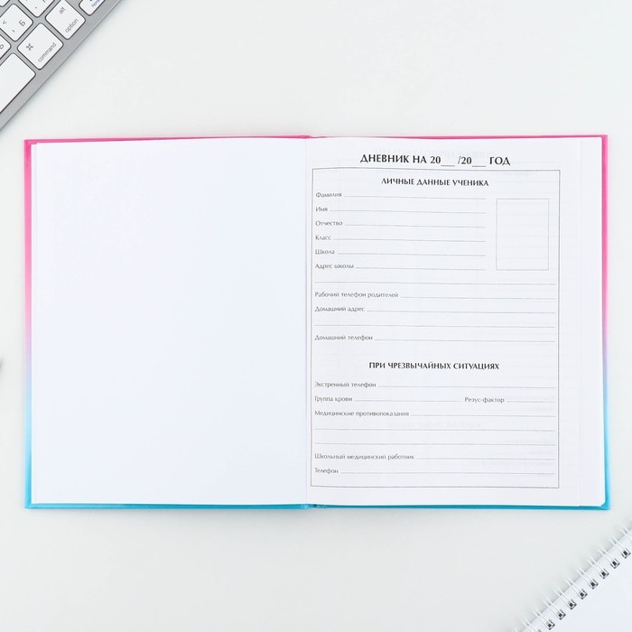 Дневник школьный 1-11 класс универсальный &laquo;1 сентября:Градиент&raquo;, твердая обложка 7БЦ, глянцевая ламинация, 40 листов