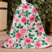 Шапка для бани "Розочки" Шапка для бани "Розочки"