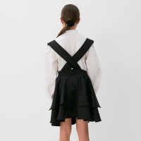 Сарафан для девочки MINAKU, цвет чёрный, рост 140 см