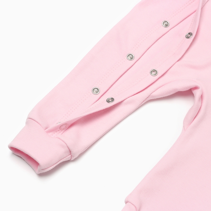 Комбинезон Крошка Я Sister, рост 68-74 см, цвет розовый