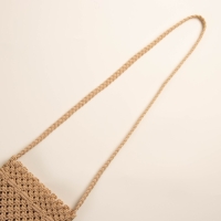 Сумка женская SL Home, ручное плетение, хлопок, длина ручек 55 см, 22&times;22 см