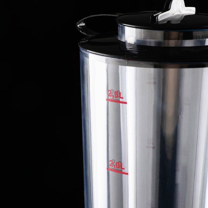 Башня пивная с ёмкостью для льда &laquo;Меркурий&raquo;, 2,5 л, цвет чёрный