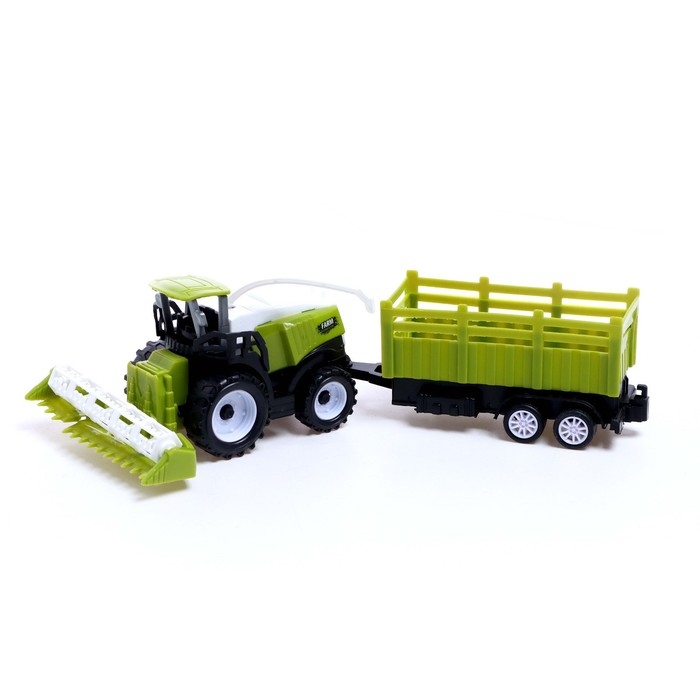 Комбайн инерционный &laquo;Фермер&raquo;, с прицепом