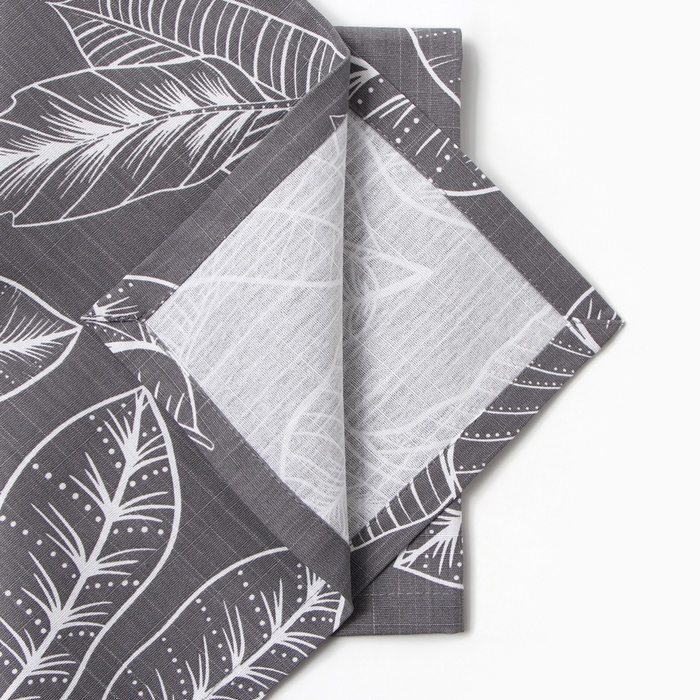 Набор салфеток с декорат. кольцами Этель Ease 40х40 см - 4 шт, 100% хл, репс