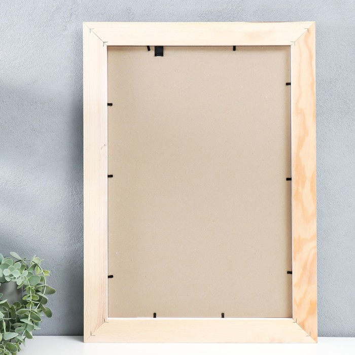 Фоторамка сосна с43 0033 30х45 см (пластиковый экран)