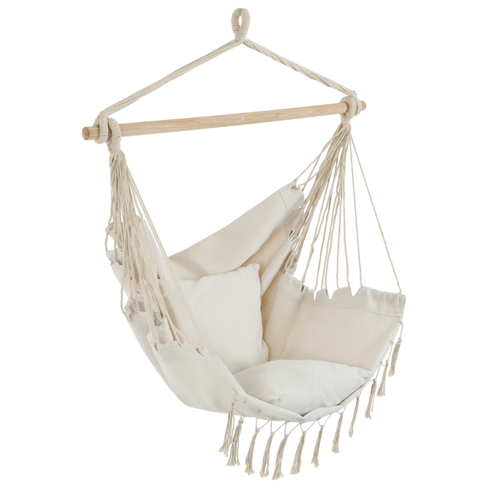 Гамак-кресло maclay, подвесное, плетёное, 60 х 80 см, цвет чёрный Гамак-кресло maclay, подвесное, плетёное, 60 х 80 см, цвет чёрный