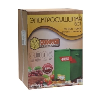 Сушилка для овощей и фруктов &laquo;СУХОФРУКТ&raquo; В01, 450 Вт, 20 л, 4 яруса, зелёная