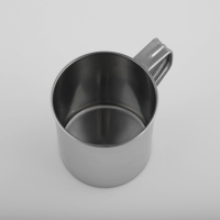 Кружка из нержавеющей стали Доляна &laquo;Индия&raquo;, 280 мл, d=7,4 см