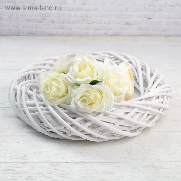 Кашпо &laquo;Кольцо&raquo;, 40&times;8 см, ива