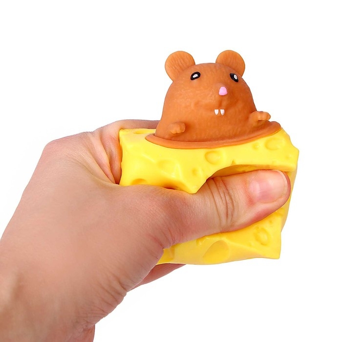 Антистресс сквиш мялка &laquo;Мышки&raquo;, цвета МИКС, в шоубоксе