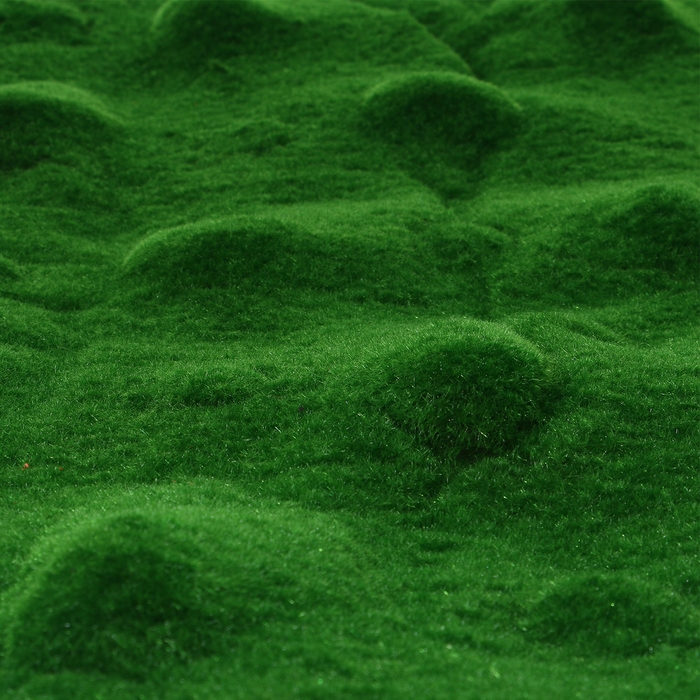 Мох искусственный, декоративный, полотно 1 × 1 м, рельефный, редкие бугры, зелёный, Greengo Мох искусственный, декоративный, полотно 1 × 1 м, рельефный, редкие бугры, зелёный, Greengo