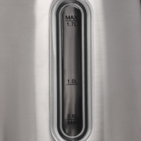 Чайник электрический Energy E-252, металл, 1.7 л, 2200 Вт, серебристый