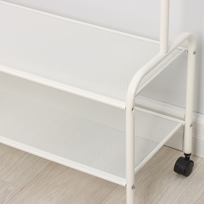 Стойка для одежды &laquo;Валенсия 32М&raquo;, 91,5&times;30&times;162 см, цвет белый