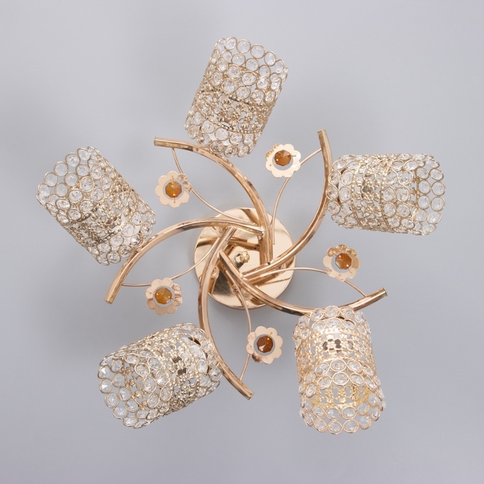 Люстра "Бэрри" 5х40Вт Е27 Золото МОДЕЛЬ: 2612376