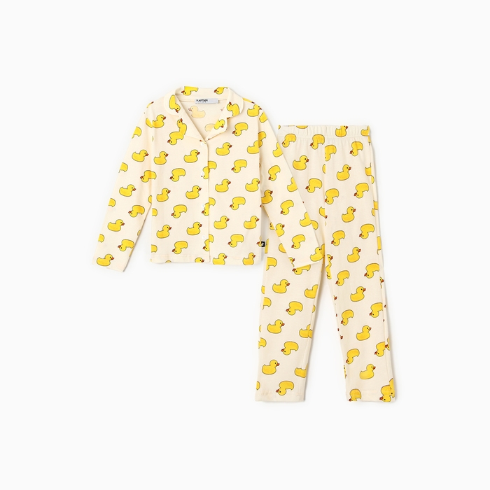 Пижама детская (рубашка и брюки) KAFTAN Duck, р-р 36 (134-140)