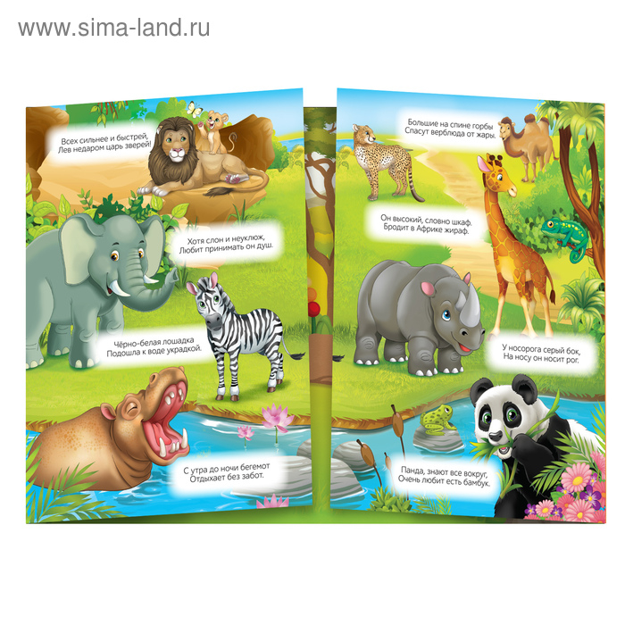 Наклейки многоразовые набор &laquo;Изучаем живую природу&raquo;, 8 шт.