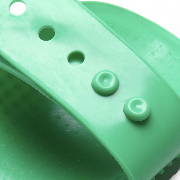 Щётка-наладонник, 12,2 х 8 см, зелёная Щётка-наладонник, 12,2 х 8 см, зелёная