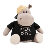 Мягкая игрушка &laquo;Бегемот Рэпер&raquo;, 50 см