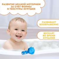 Резиновая игрушка для ванны &laquo;Малыши: Слоник&raquo;, 11 см, с пищалкой, Крошка Я