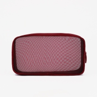 Косметичка на молнии, цвет бордовый Косметичка на молнии, цвет бордовый