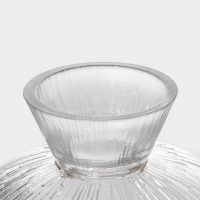 Ваза из стекла для фруктов &laquo;Фейерверк&raquo;, 630 мл, 18&times;9 см, цвет прозрачный