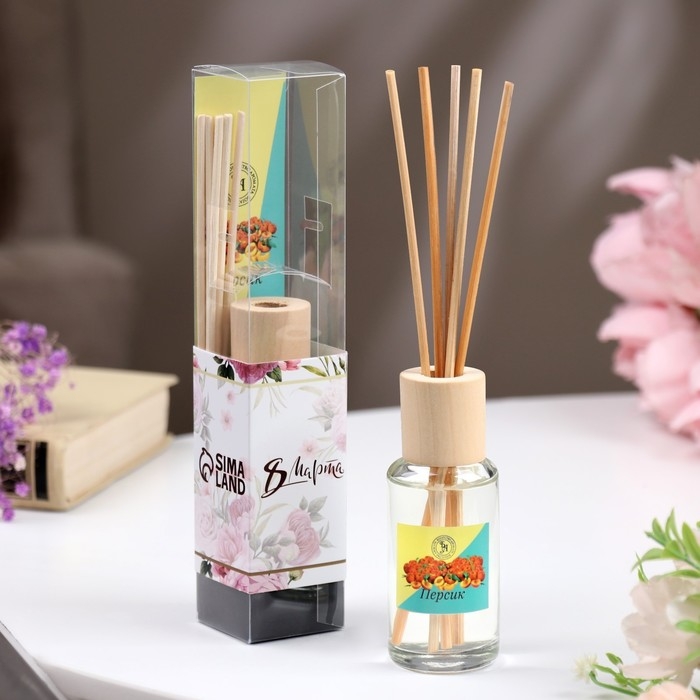 Диффузор ароматический Диффузор ароматический "Модерн", 50 мл, персик, "Богатство Аромата"