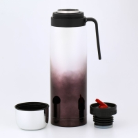 Термос, 1 л, Гильза "Мастер К.", с кружкой, сохраняет тепло 24 ч