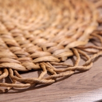 Коврик плетёный круглый 38 см