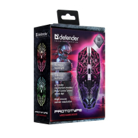 Мышь Defender Prototype GM-670L, игровая, проводная, 6 кнопок, подсветка, 3200 dpi, USB, чер Мышь Defender Prototype GM-670L, игровая, проводная, 6 кнопок, подсветка, 3200 dpi, USB, чер