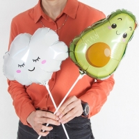 Шар фольгированный 14" &laquo;Облако&raquo;, мини-фигура