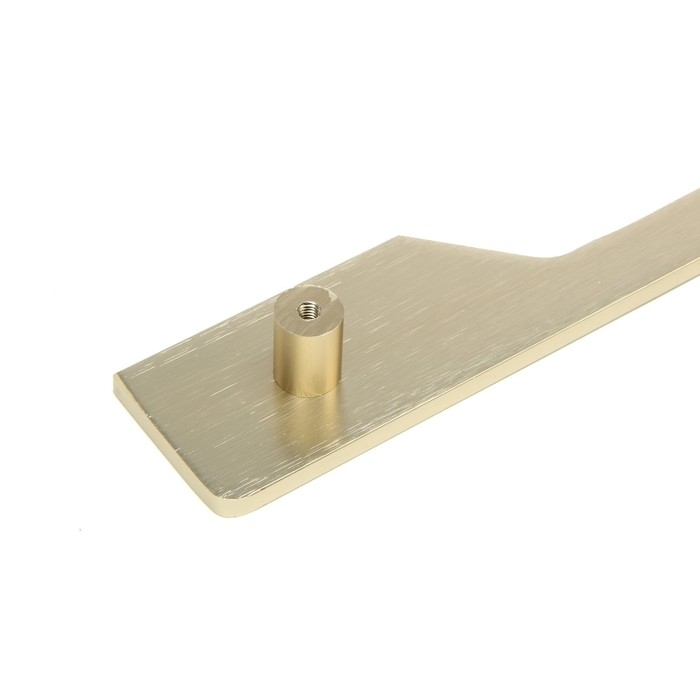 Ручка скоба мебельная RS1401, м/о=225, цвет сатиновое золото Ручка скоба мебельная RS1401, м/о=225, цвет сатиновое золото