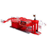 Парковка &laquo;Пожарная часть&raquo;, с 2 металлическими машинами