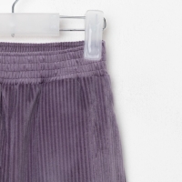 Костюм детский KAFTAN "Velvet", размер 34 (122-128), цвет фиолетовый