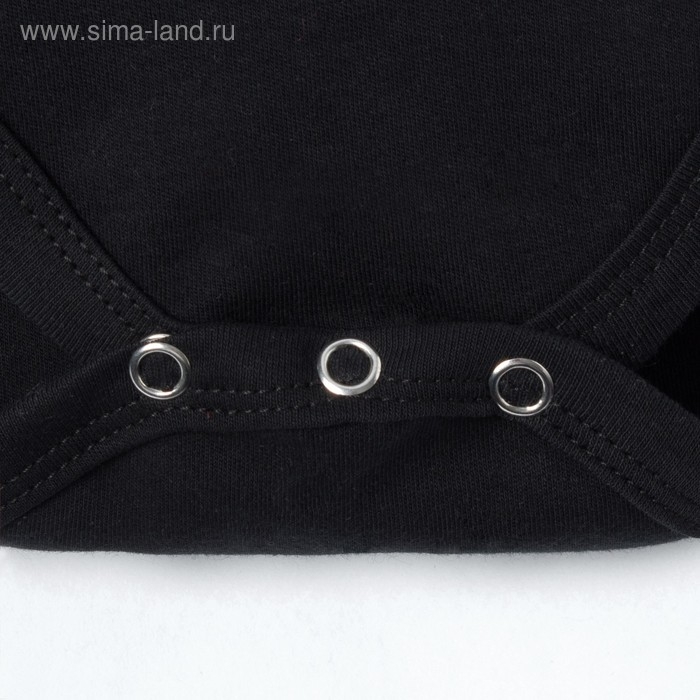 Боди Крошка Я Боди Крошка Я "Sport Family", чёрный, р.22, рост 62-68