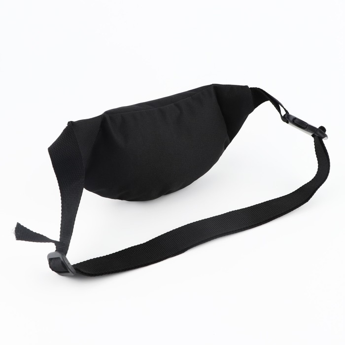 Сумка поясная &laquo;Аниме&raquo;, 32х8х15 см, отдел на молнии, наружный карман, цвет черный