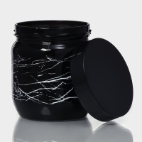 Банка стеклянная для сыпучих продуктов &laquo;Марбл&raquo;, 425 мл
