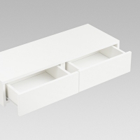 Тумба подвесная с ящиками Дамаск, 800х300х150, Белый