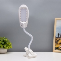 Настольная лампа "Лантрес" LED 3,5Вт USB белый 8,8х11х47 см RISALUX Настольная лампа "Лантрес" LED 3,5Вт USB белый 8,8х11х47 см RISALUX