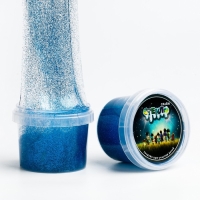Слайм &laquo;Стекло&raquo; с ярко-синими блёстками, 90 г