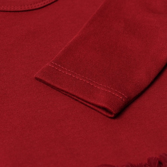 Боди с юбкой Крошка Я Cherry Red, рост 80-86, вишневый