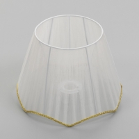 Абажур "Буржуа" белый Е27/Е14 25х25х19 см Абажур "Буржуа" белый Е27/Е14 25х25х19 см