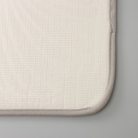 Коврик для ванной Доляна &laquo;Морское дно&raquo;, 50&times;70 см, цвет серый