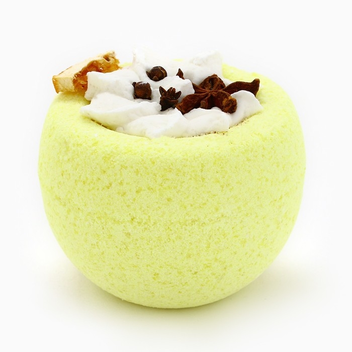 Бомбочка для ванны с добавками, 160 гр,аромат бадьяна, апельсина и гвоздики, Новый Год Бомбочка для ванны с добавками, 160 гр,аромат бадьяна, апельсина и гвоздики, Новый Год